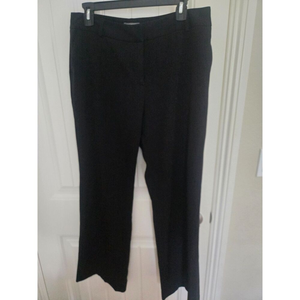Apt. 9 Maxwell Women’s Size 10 Black Stretch Dress Pants Straight Leg Trousers